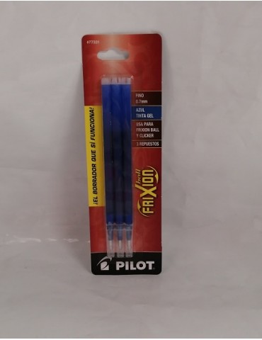 Bolígrafos Gel Pilot Frixion Fino 3pz, Bolígrafos