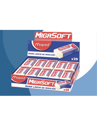 BORRADOR MAPED MIGASOFT C/20PZ 108511     X/12