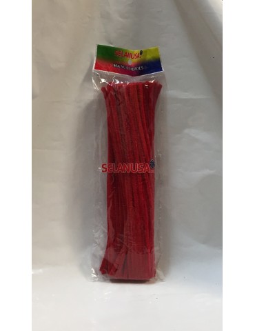 LIMPIAPIPAS SEDERIA ROJO C/100PZ