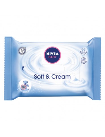 TOALLAS HUMEDAS NIVEA SOFT & CREAM C/63PZ     X/12