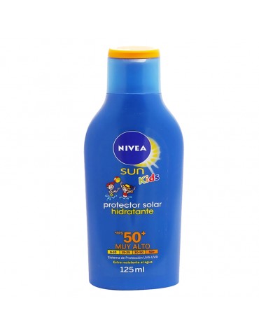 PROTECTOR SOLAR NIVEA 50FPS SUN KIDS 125ML     X/6