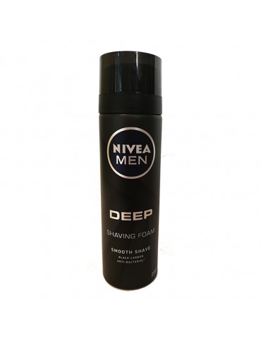 ESPUMA NIVEA P/AFEITAR DEEP 200ML     X/12