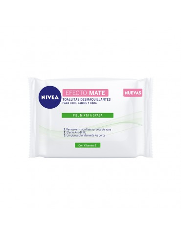 TOALLA DESMAQUILLANTE NIVEA PIEL MIXTA C/25PZ     X/6