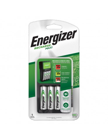 CARGADOR ENERGIZER MAXI + 2 PILAS AA      X/3