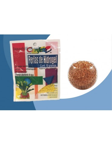 PERLAS DE HIDROGEL CONFETTI 10GRS NARANJA 4008     X/25