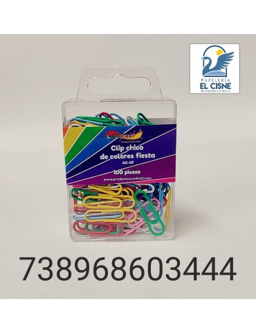 CLIPS CHICO CONFETTI COLORES C/100PZ