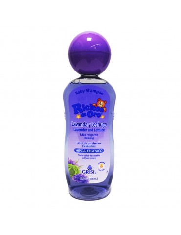 SHAMPOO GRISI RICITOS DE ORO LAVANDA Y LECHUGA 400ML      X/12