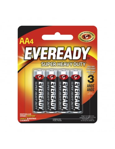 PILA EVEREADY AA HEAVY DUTY C/4PZ       X/120