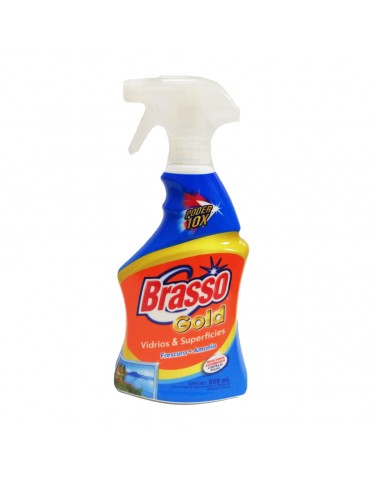 LIMPIA VIDRIOS BRASSO GOLD 650ML   X/12***