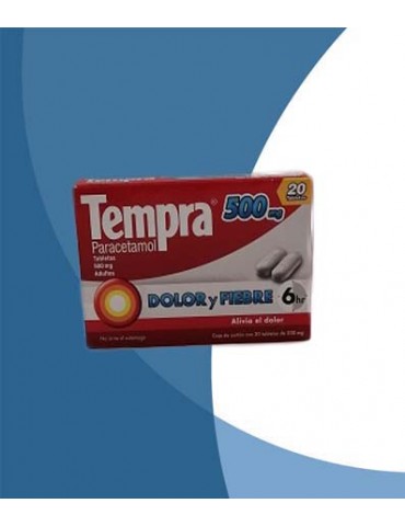 TEMPRA ADULTO 500MG C/20     X/160