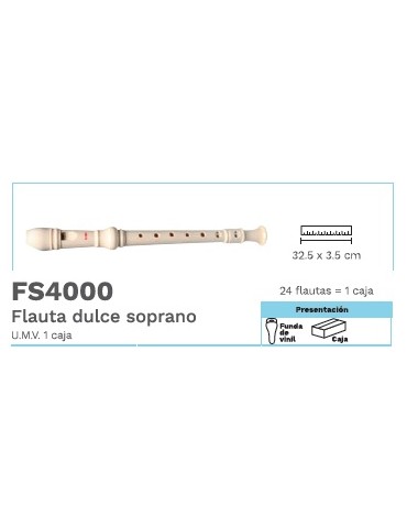 FLAUTA SOPRANO BARRILITO MD.FS-4000     X/48