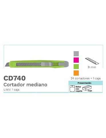 CUTTER DELTA MEDIANO  CD-740     X/576