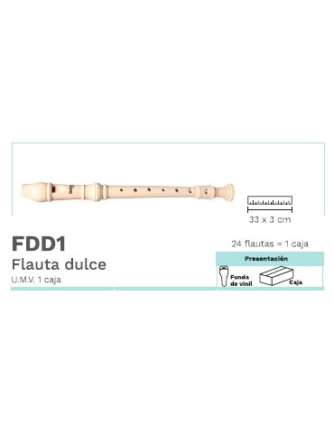 FLAUTA SOPRANO DELTA MD. FDD1   S/24    X/48