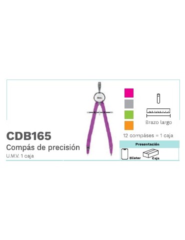 COMPAS DELTA PRESICION LARGO CDB165     X/72