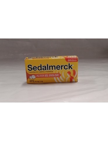 SEDALMERCK C/20 TABS.***