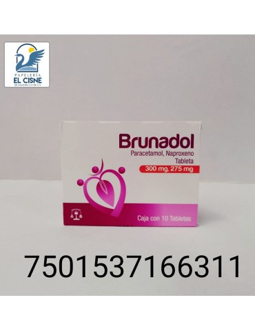 BRUNADOL NAPROXENO/PARACETAMOL 275MG C/10TAB ***