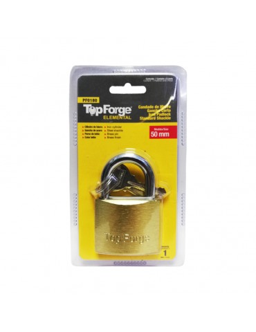 CANDADO TOPFORGE HIERRO 50MM CORTO C/1PZ PF0180