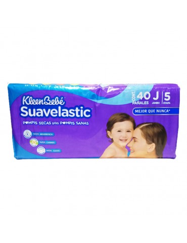 PAÑALES SUAVELASTIC MAX JUMBO C/46PZ      X/4