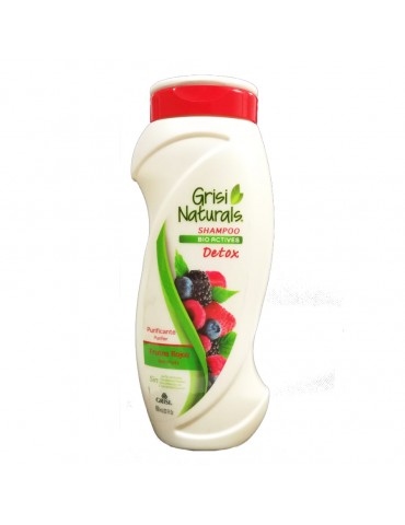 SHAMPOO GRISI NATURALS DETOX 650ML       X/12