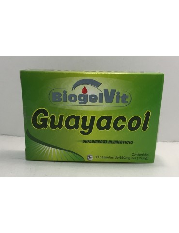 GUAYACOL BIOGELVIT C/30CAPSULAS     X/108