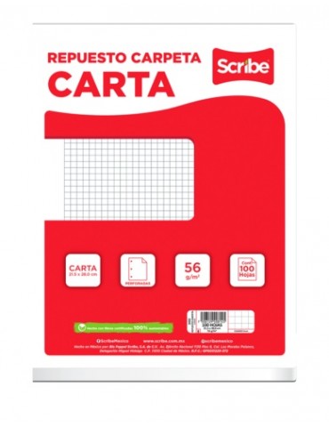 HOJA SCRIBE T/C REPUES/ARGOLLA 3402     X/24