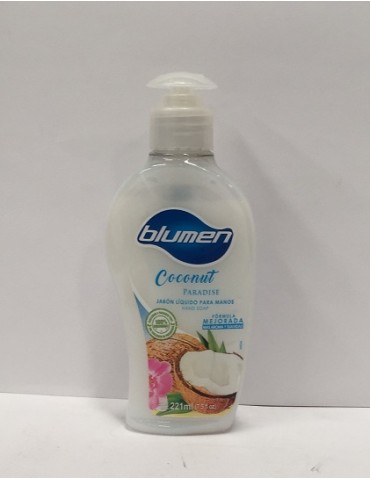 JABON LIQUIDO BLUMEN COCONUT PARADISE 221ML     X/12