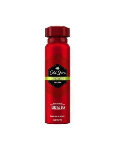 DESOD. OLD SPICE AEROSOL SHOWTIME 150ML     X/12