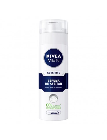 ESPUMA NIVEA P/AFEITAR SENSITIVE 200ML     X/12