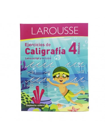 LIBRO LAROUSSE EJERCICIOS DE CALIGRAFIA 4 PRIMARIA 51974   X/90