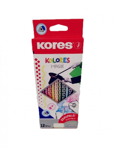 COLORES KORES TRIANGULAR MAGIK BORRABLES C/12LARGOS       X/96