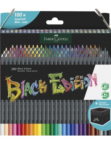 COLORES FABER-CASTELL BLACKEDITION C/100PZ 116411