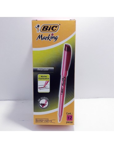 MARCATEXTO BIC MARKING REFRESH ROSA C/12PZ   X/18